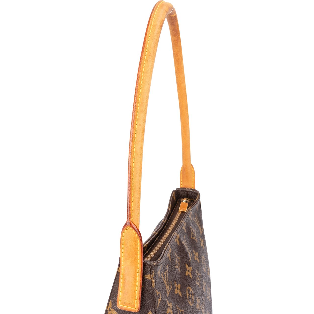Louis Vuitton Louis Vuitton Canvas Monogram Looping MM Shoulder Bag Bruin