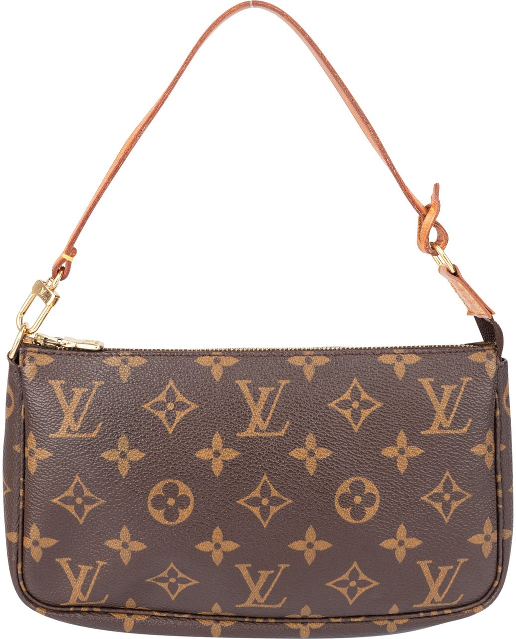 Louis Vuitton Louis Vuitton Canvas Monogram Pochette Accessoire Handbag Bruin