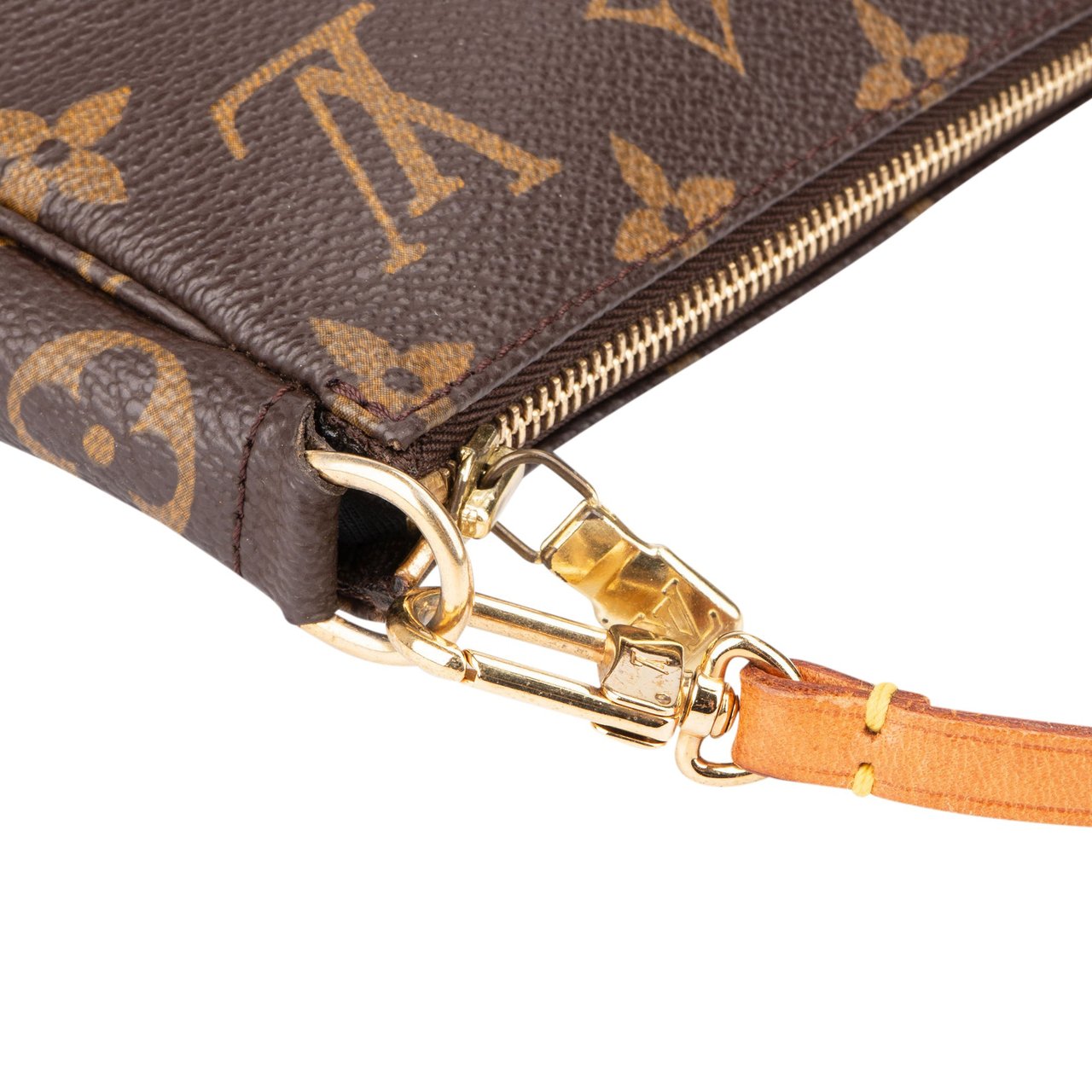 Louis Vuitton Louis Vuitton Canvas Monogram Pochette Accessoire Handbag Bruin