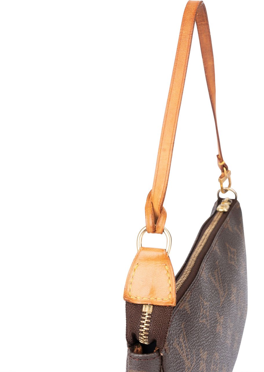 Louis Vuitton Louis Vuitton Canvas Monogram Pochette Accessoire Handbag Bruin