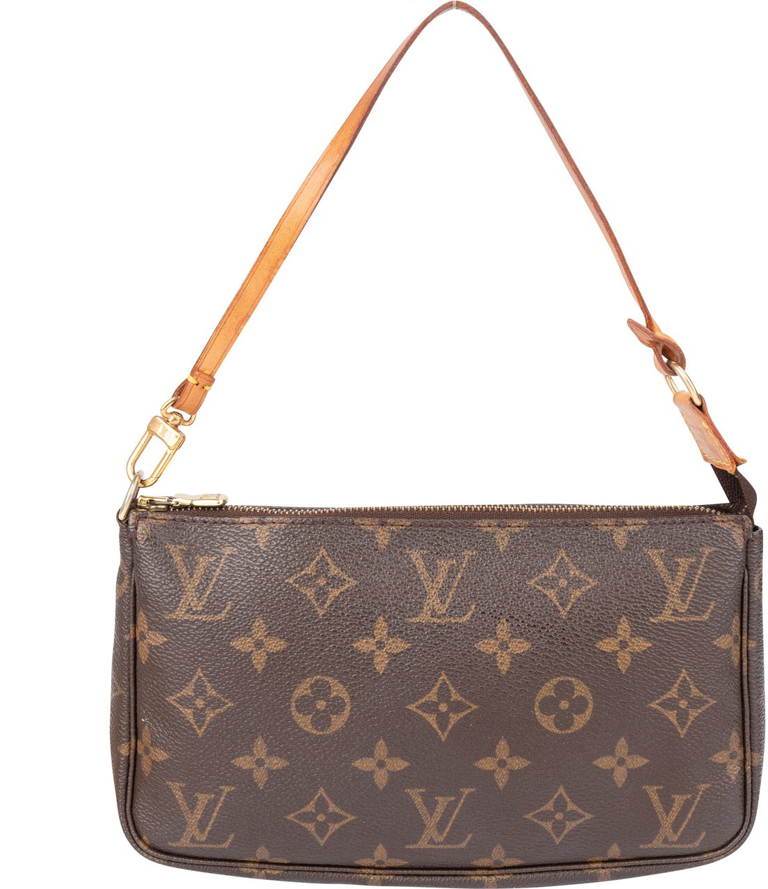 Louis Vuitton Louis Vuitton Canvas Monogram Pochette Accessoire Handbag Bruin