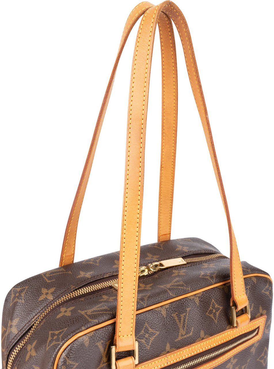 Louis Vuitton Louis Vuitton Canvas Monogram Cite MM Shoulder Bag Bruin