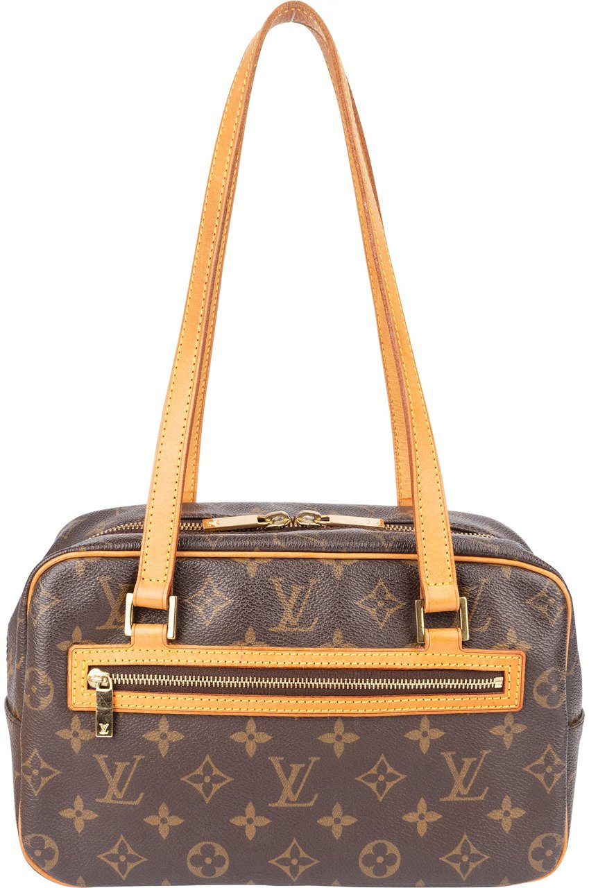 Louis Vuitton Louis Vuitton Canvas Monogram Cite MM Shoulder Bag Bruin