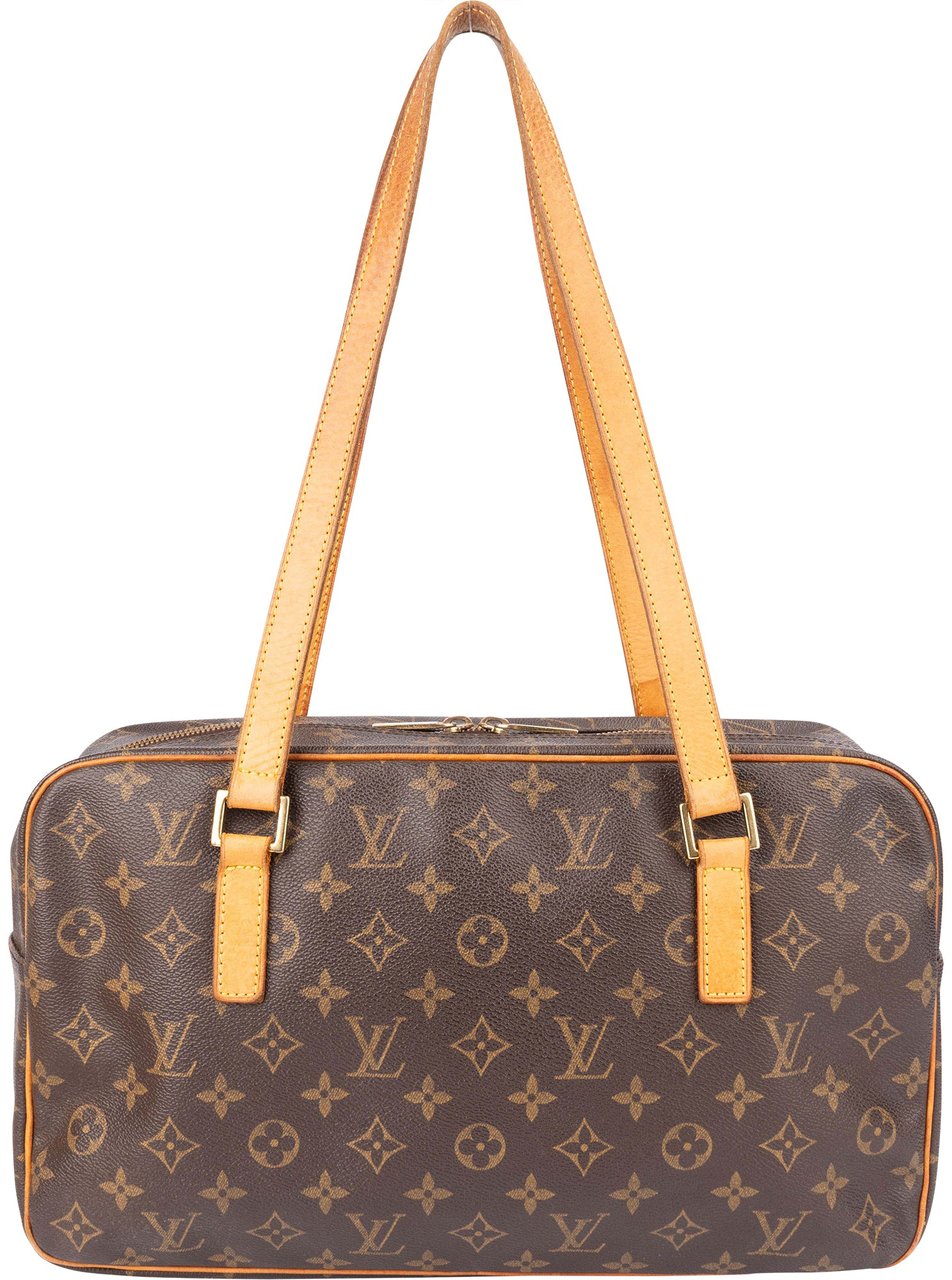 Louis Vuitton Canvas Monogram Cite GM Shoulder Bag Bruin