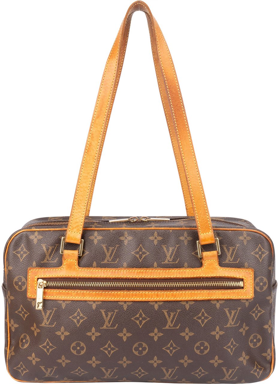 Louis Vuitton Canvas Monogram Cite GM Shoulder Bag Bruin