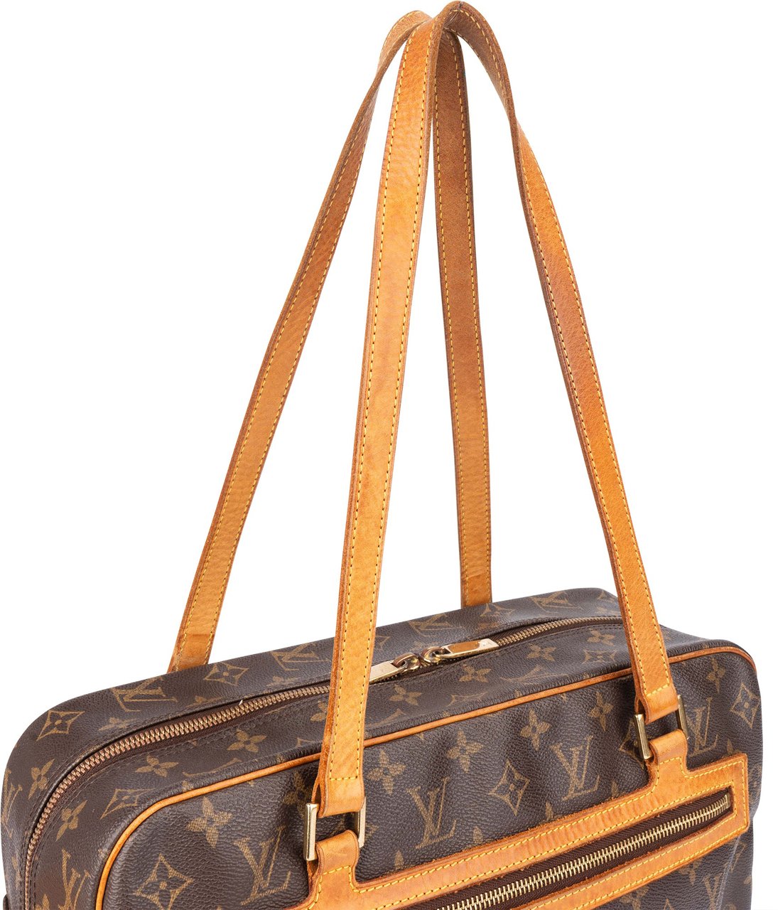 Louis Vuitton Canvas Monogram Cite GM Shoulder Bag Bruin