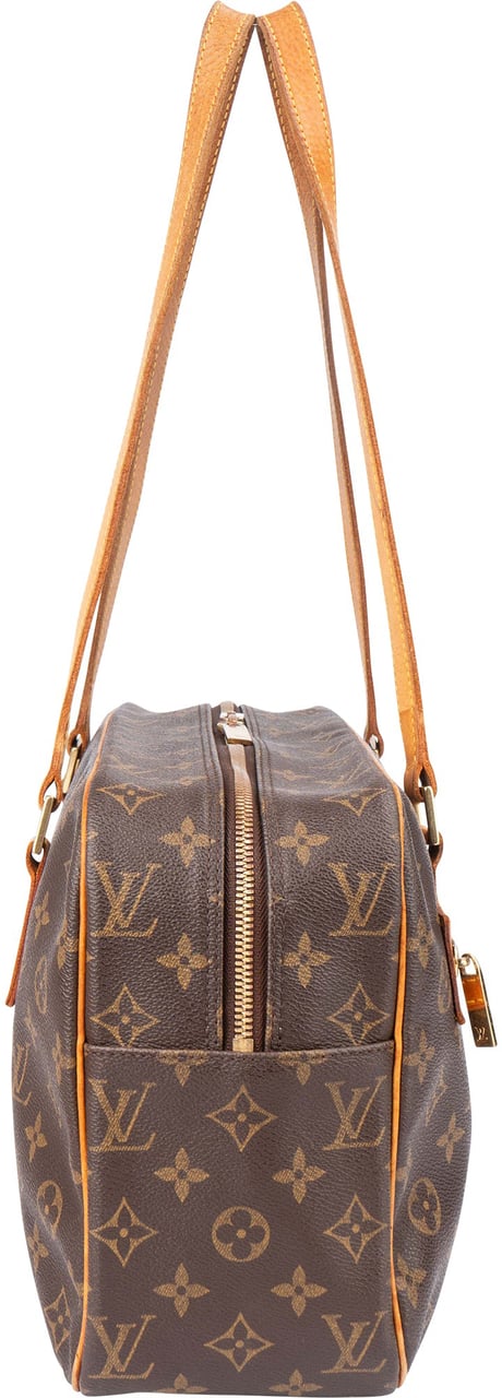 Louis Vuitton Canvas Monogram Cite GM Shoulder Bag Bruin