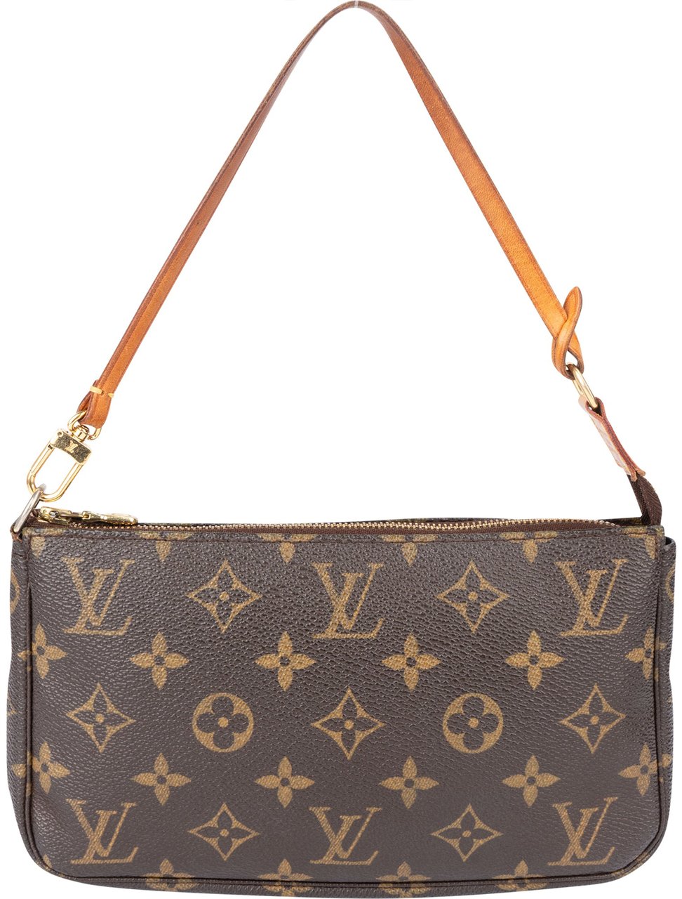 Louis Vuitton Louis Vuitton Canvas Monogram Pochette Accessoire Handbag Bruin