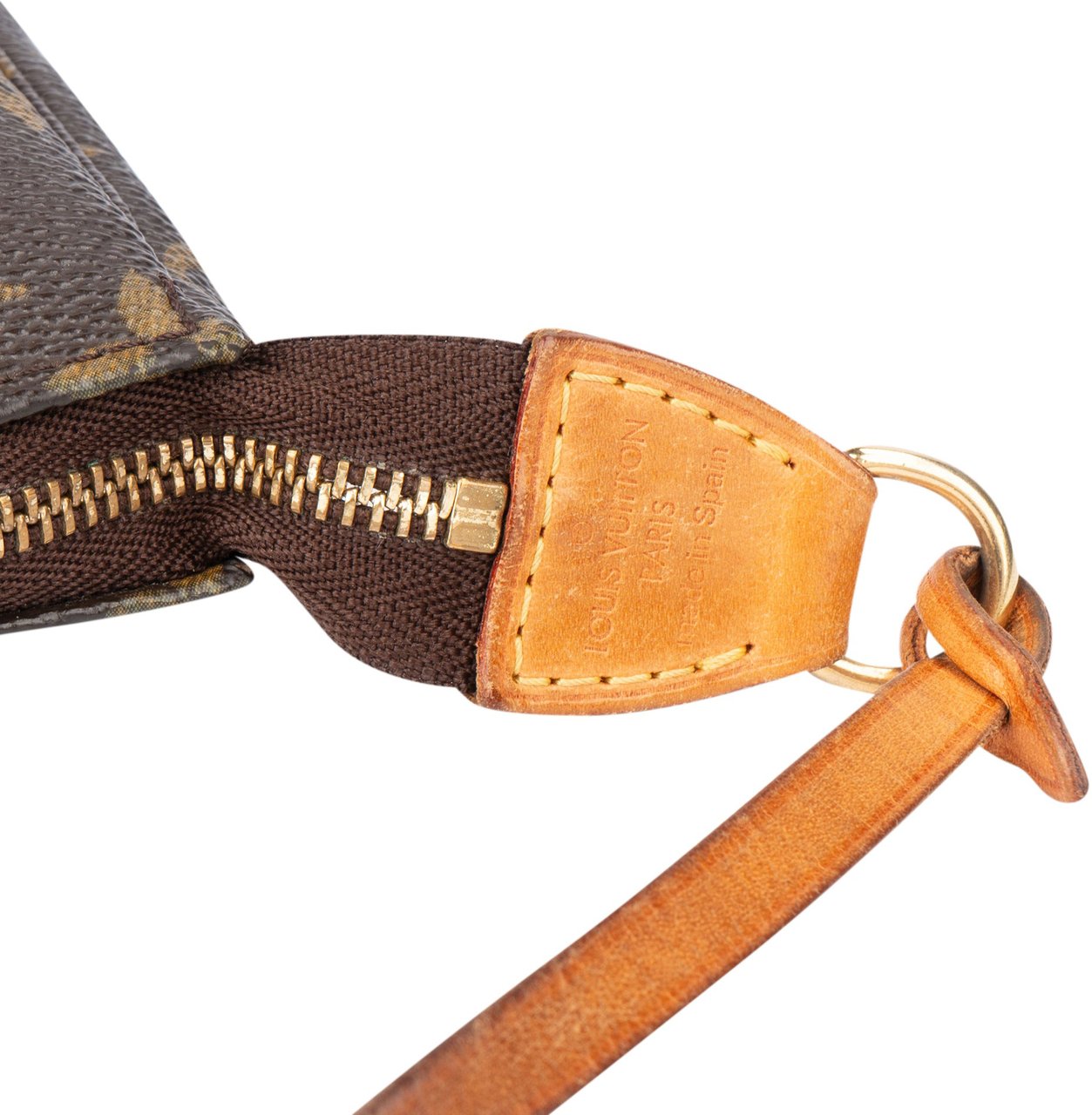 Louis Vuitton Louis Vuitton Canvas Monogram Pochette Accessoire Handbag Bruin