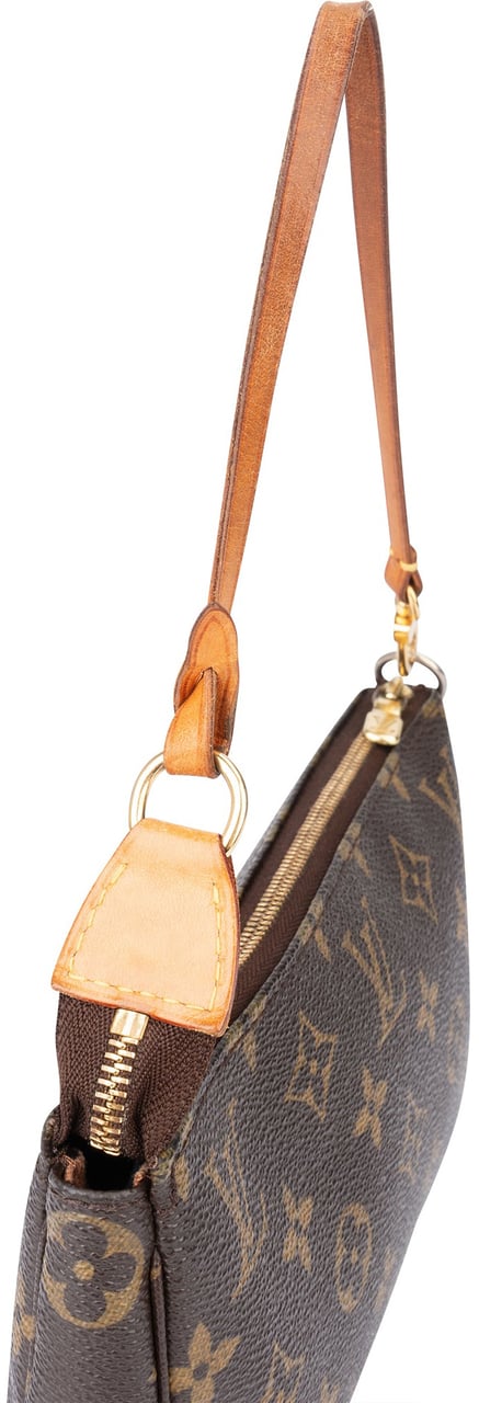 Louis Vuitton Louis Vuitton Canvas Monogram Pochette Accessoire Handbag Bruin