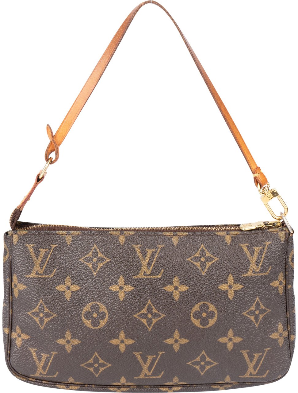 Louis Vuitton Louis Vuitton Canvas Monogram Pochette Accessoire Handbag Bruin