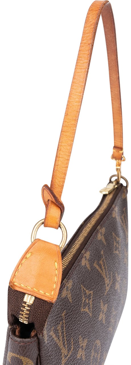 Louis Vuitton Louis Vuitton Canvas Monogram Pochette Accessoire Handbag Bruin
