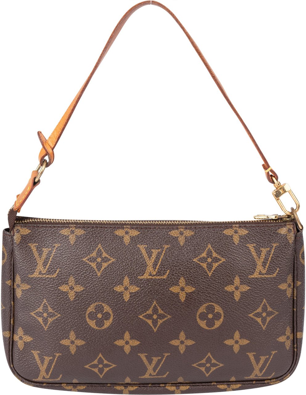 Louis Vuitton Louis Vuitton Canvas Monogram Pochette Accessoire Handbag Bruin