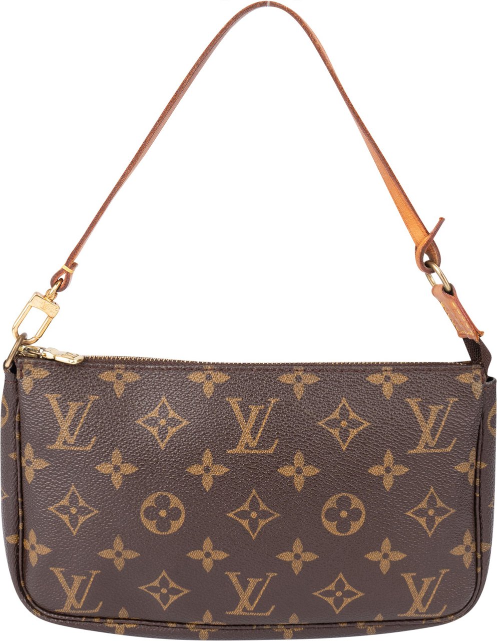 Louis Vuitton Louis Vuitton Canvas Monogram Pochette Accessoire Handbag Bruin