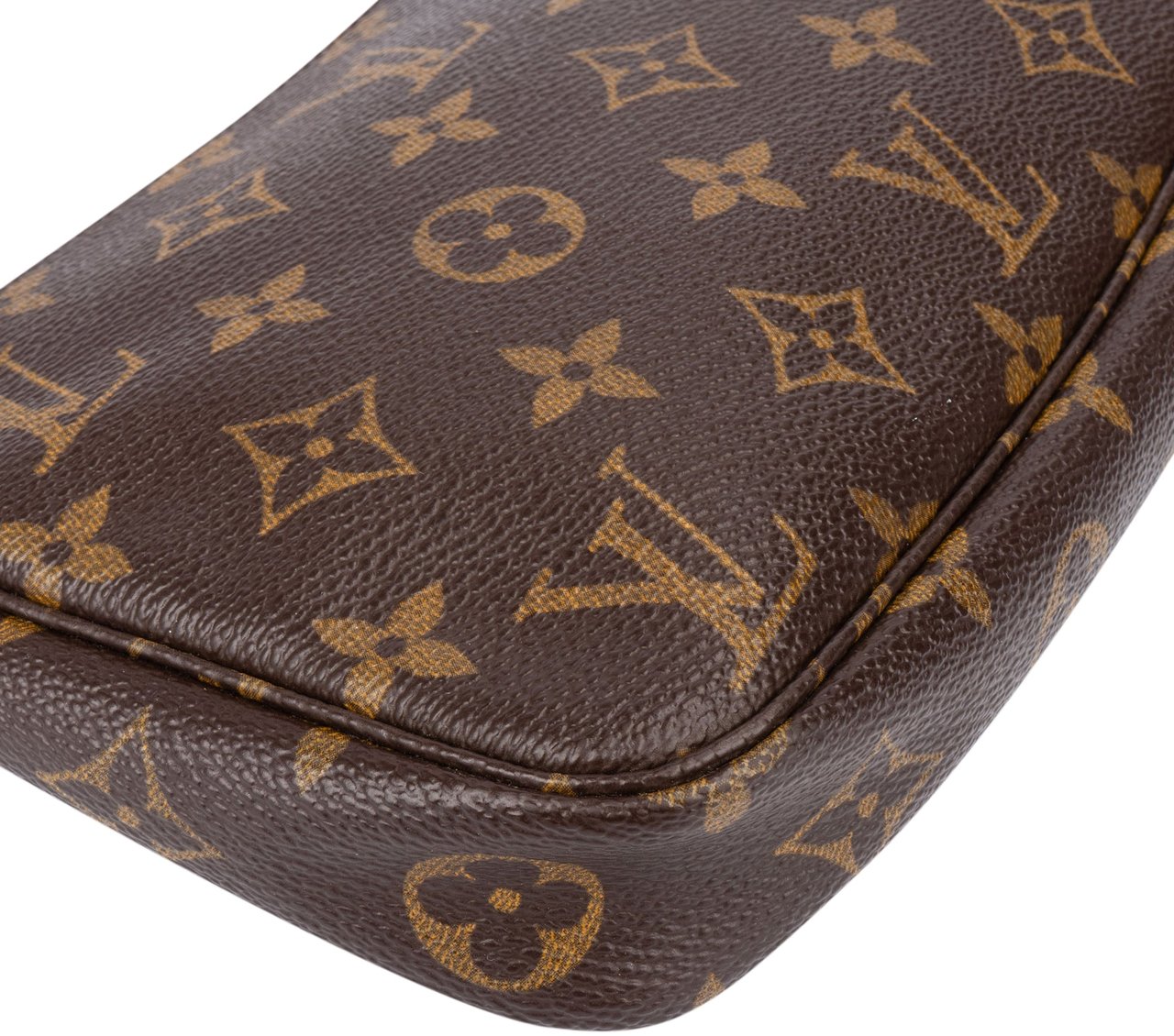 Louis Vuitton Louis Vuitton Canvas Monogram Pochette Accessoire Handbag Bruin