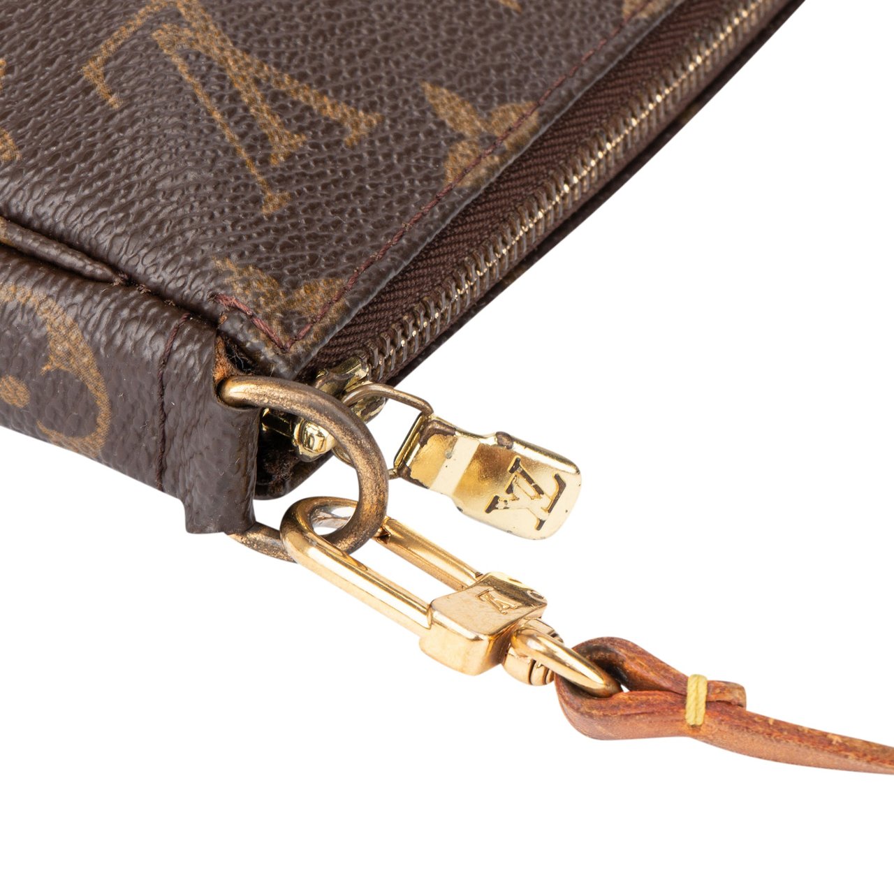 Louis Vuitton Louis Vuitton Canvas Monogram Pochette Accessoire Handbag Bruin