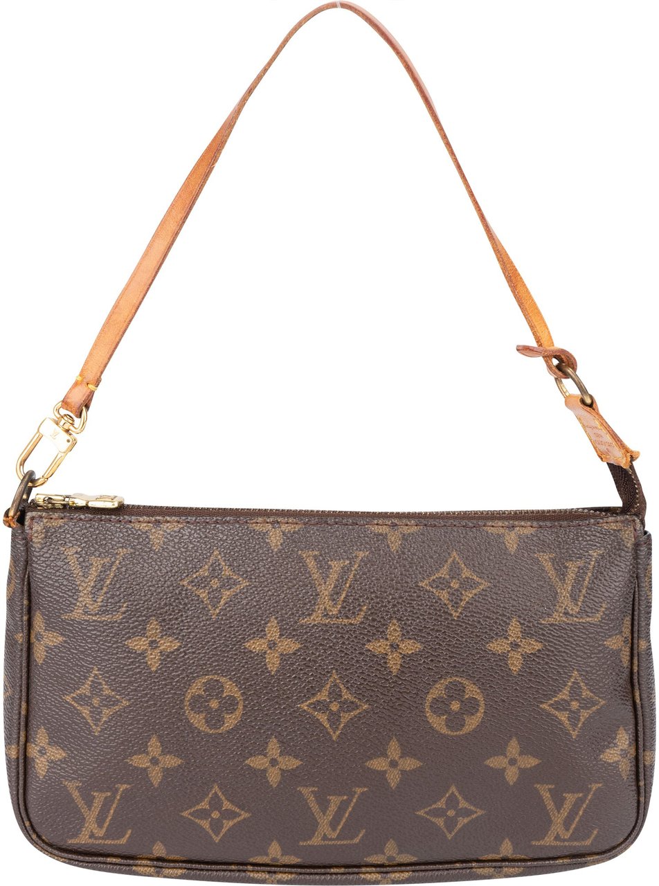 Louis Vuitton Louis Vuitton Canvas Monogram Pochette Accessoire Handbag Bruin