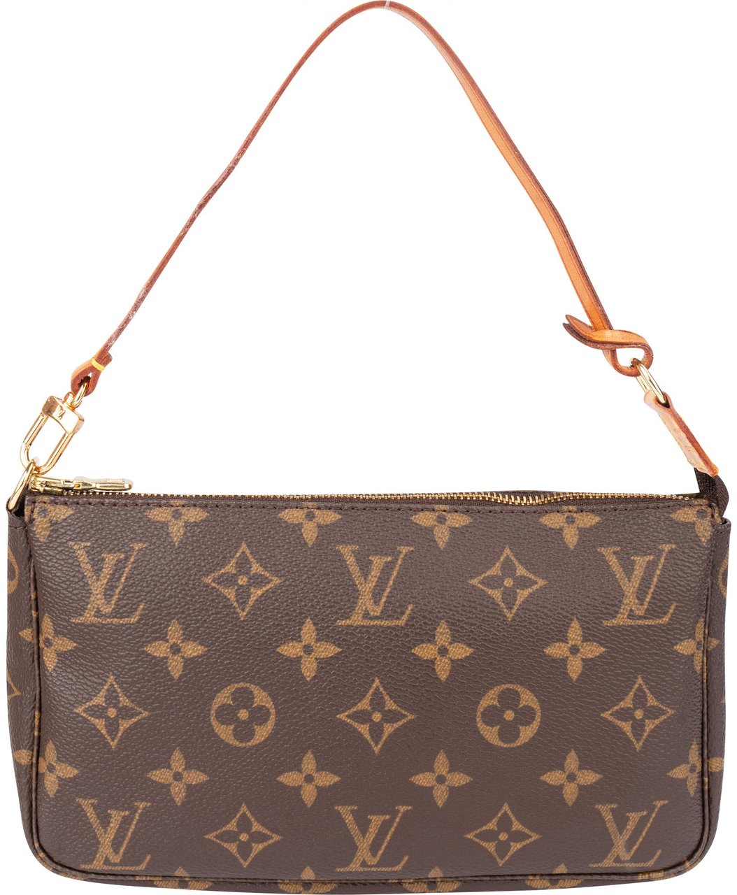 Louis Vuitton Louis Vuitton Canvas Monogram Pochette Accessoire Handbag Bruin