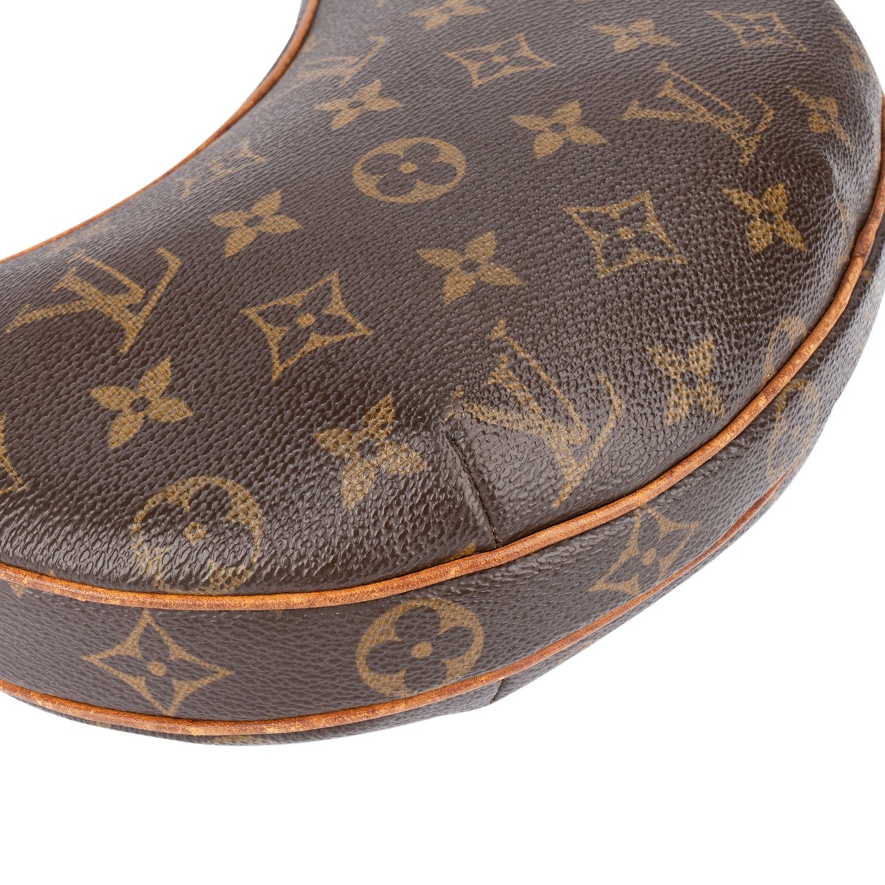 Louis Vuitton Louis Vuitton Canvas Monogram Croissant PM Handbag Bruin