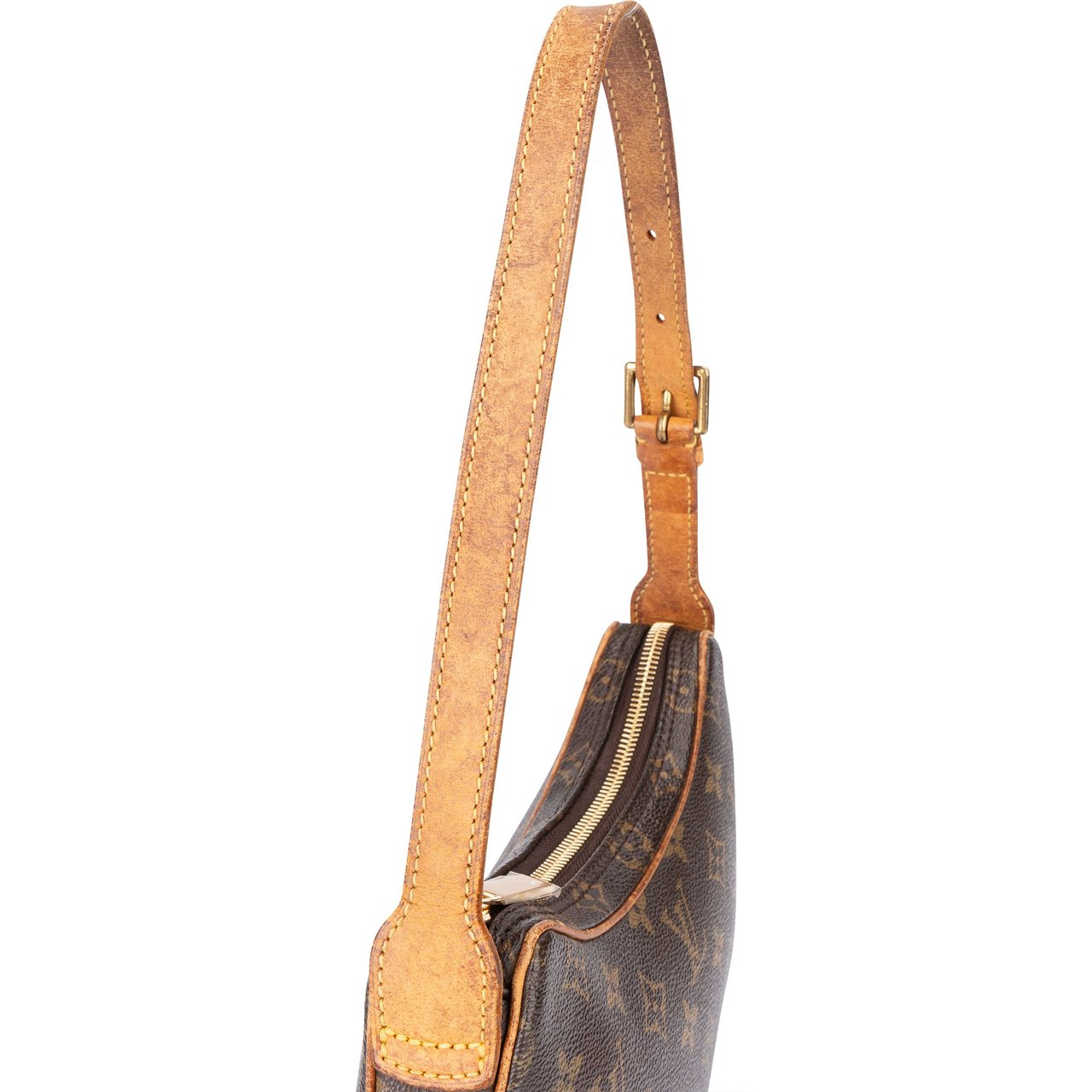 Louis Vuitton Louis Vuitton Canvas Monogram Croissant PM Handbag Bruin