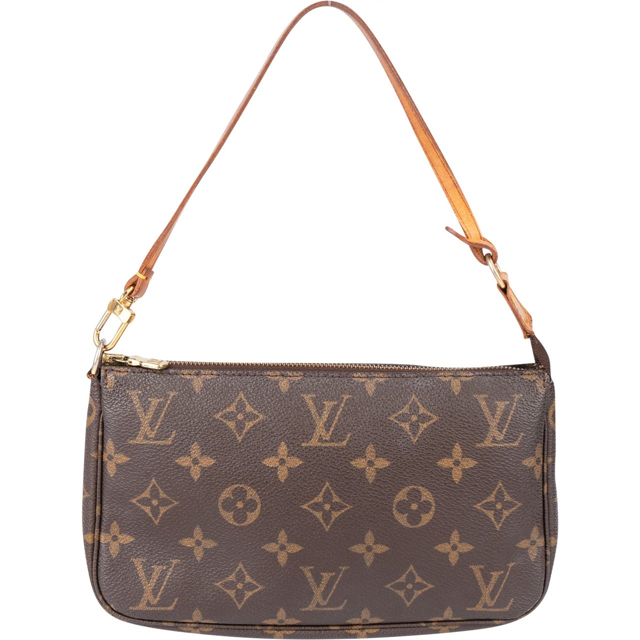 Louis Vuitton Louis Vuitton Canvas Monogram Pochette Accessoire Handbag Bruin