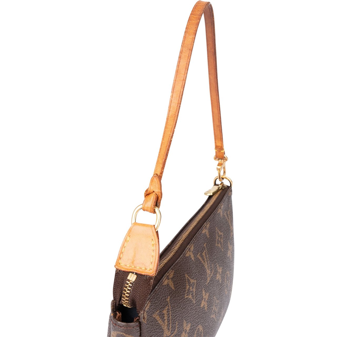 Louis Vuitton Louis Vuitton Canvas Monogram Pochette Accessoire Handbag Bruin