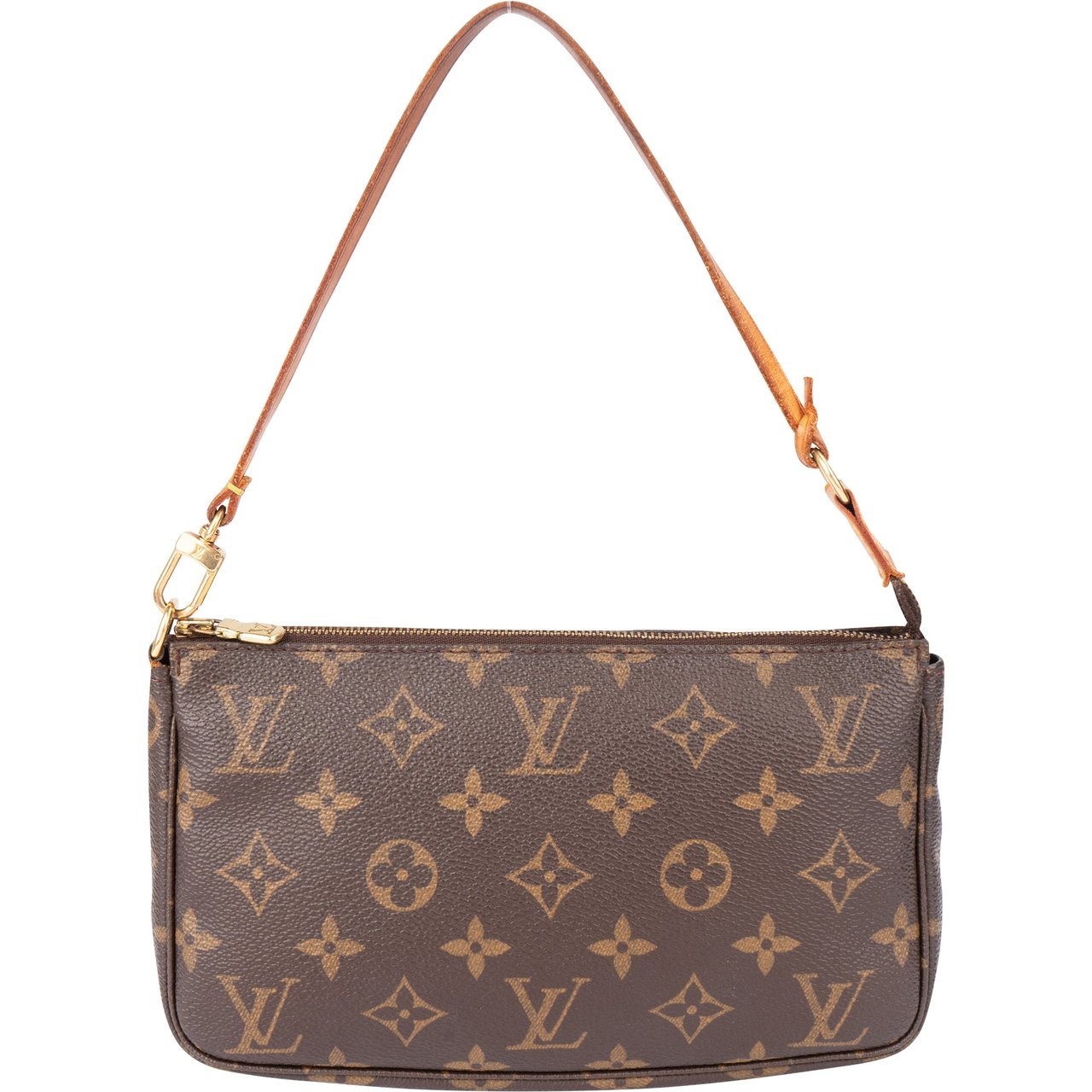 Louis Vuitton Louis Vuitton Canvas Monogram Pochette Accessoire Handbag Bruin