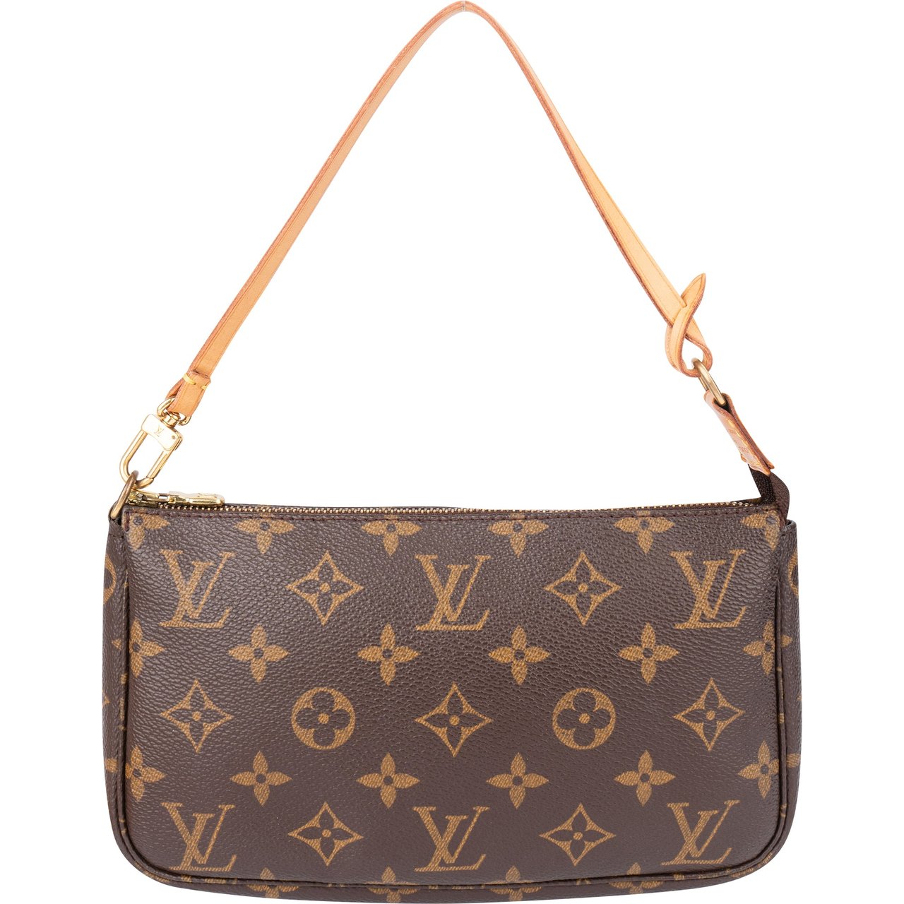Louis Vuitton Louis Vuitton Canvas Monogram Pochette Accessoire Handbag Bruin
