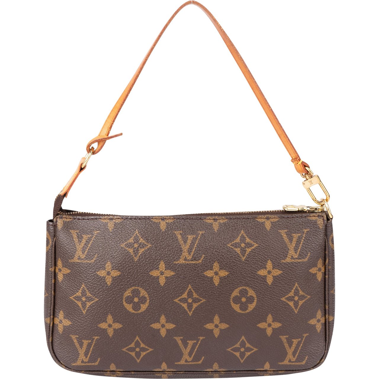 Louis Vuitton Louis Vuitton Canvas Monogram Pochette Accessoire Handbag Bruin