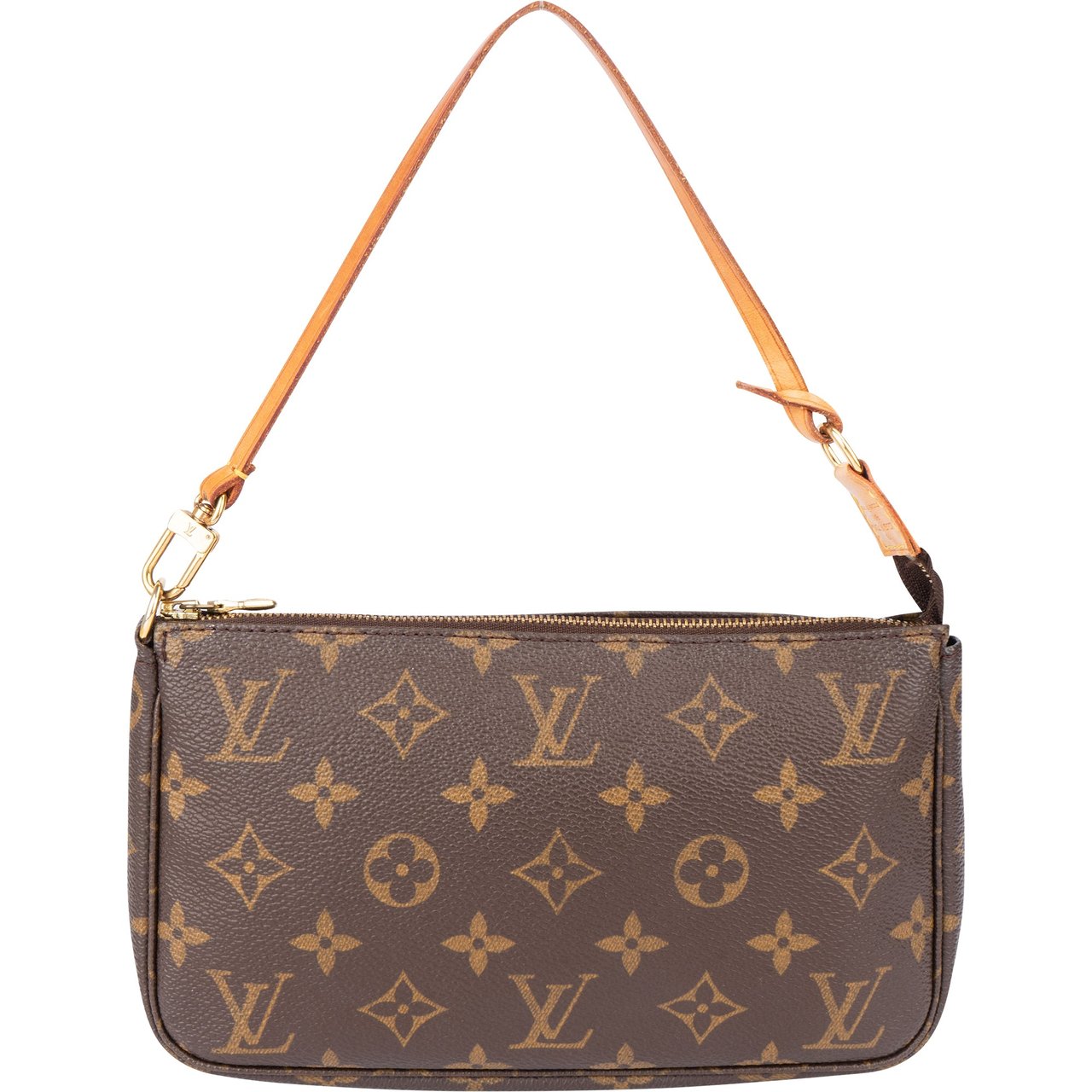 Louis Vuitton Louis Vuitton Canvas Monogram Pochette Accessoire Handbag Bruin