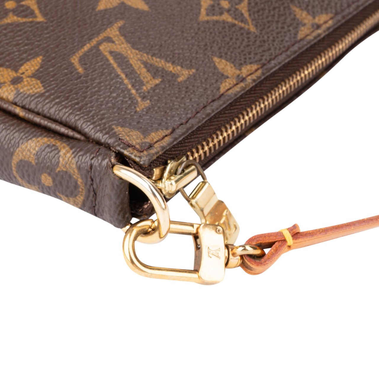 Louis Vuitton Louis Vuitton Canvas Monogram Pochette Accessoire Handbag Bruin