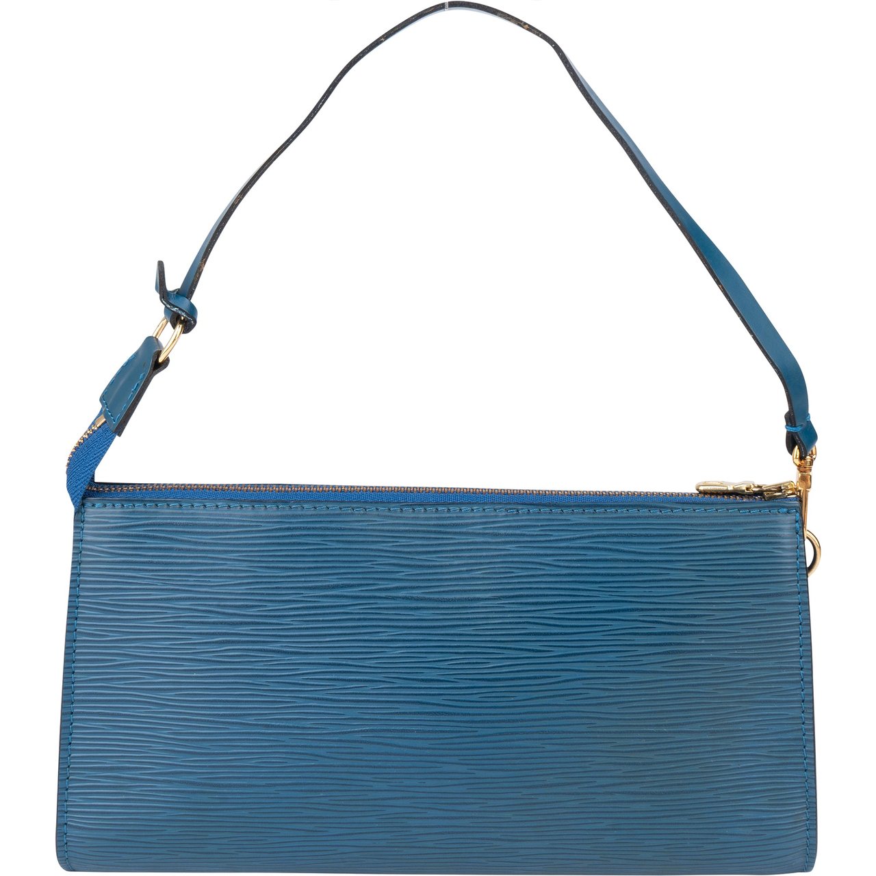 Louis Vuitton Louis Vuitton Bleu Epi Leather Pochette Accessoire Handbag Blauw