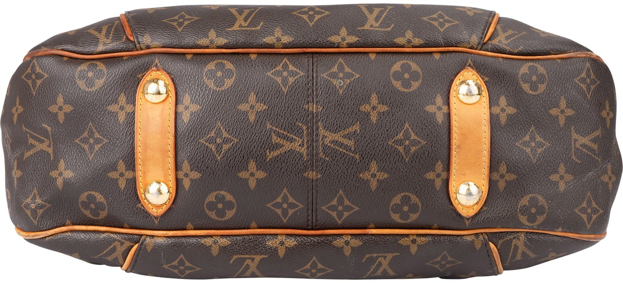 Louis Vuitton Louis Vuitton Canvas Monogram Galliera PM Handbag Bruin