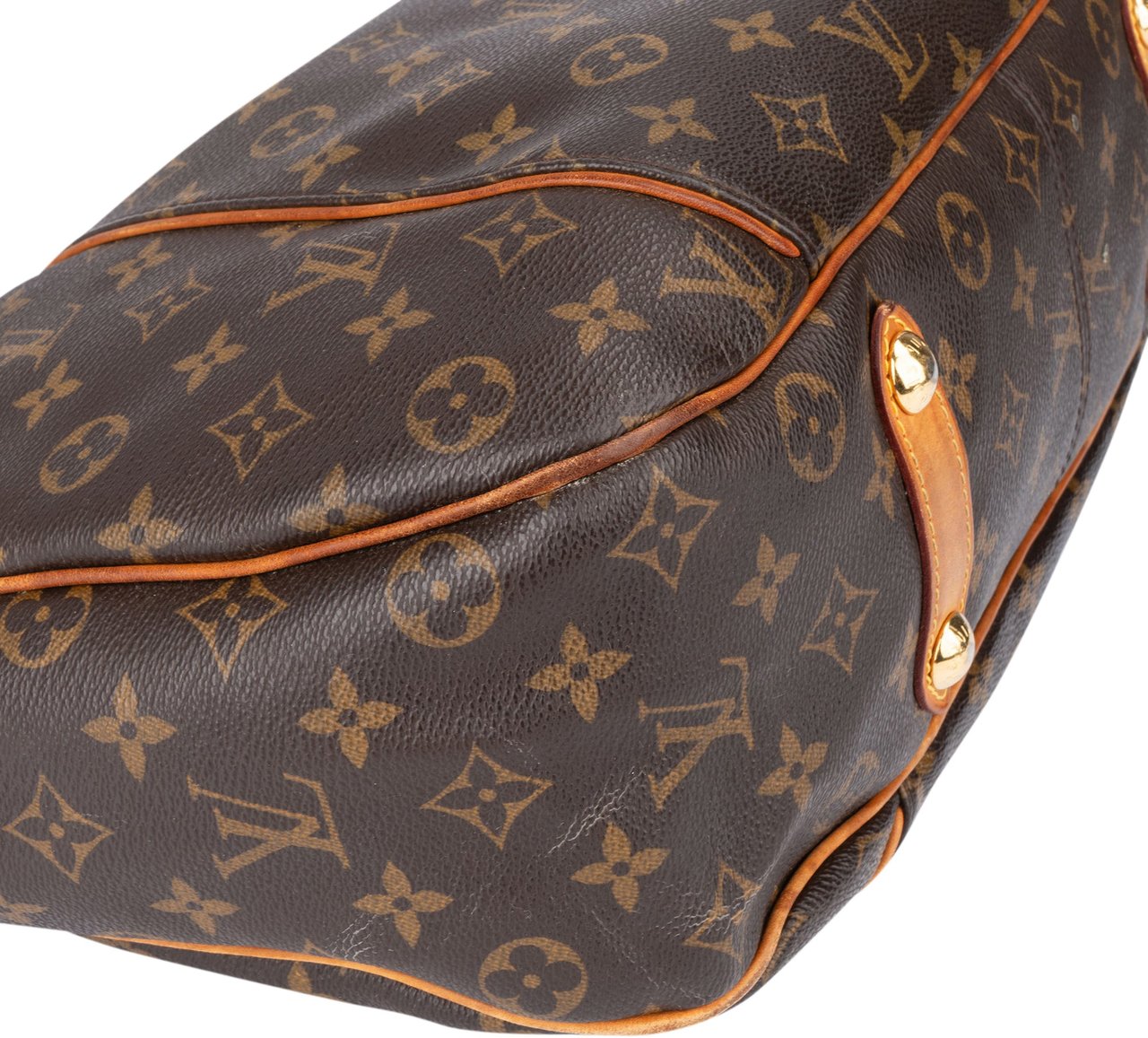 Louis Vuitton Louis Vuitton Canvas Monogram Galliera PM Handbag Bruin