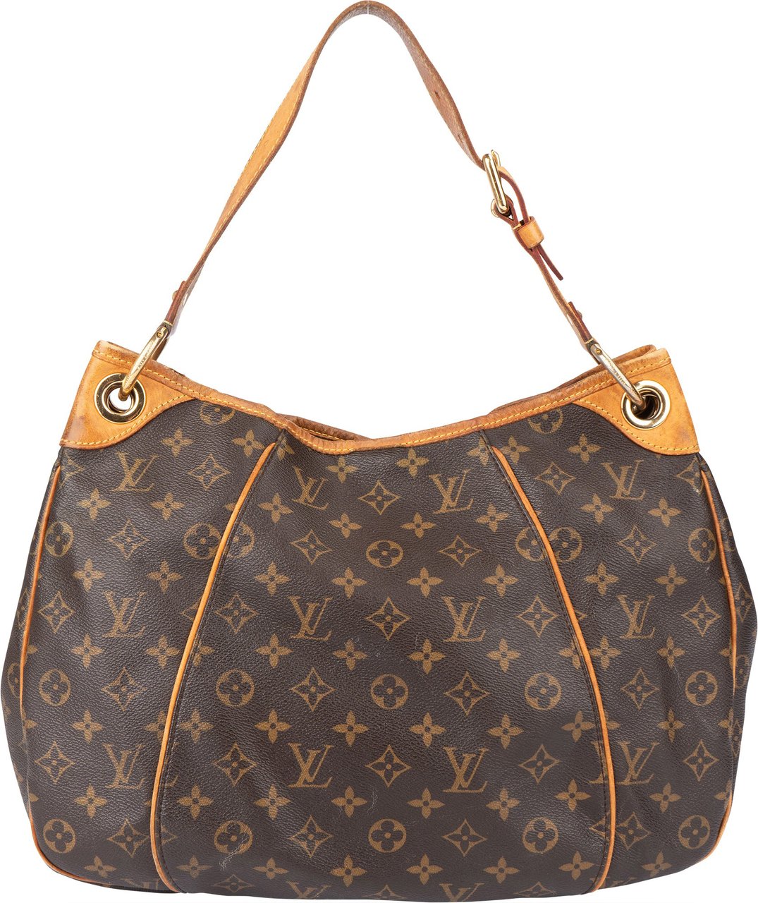 Louis Vuitton Louis Vuitton Canvas Monogram Galliera PM Handbag Bruin