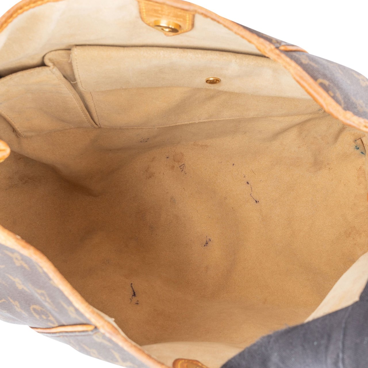 Louis Vuitton Louis Vuitton Canvas Monogram Galliera PM Handbag Bruin
