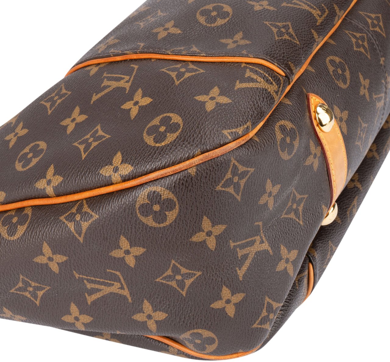 Louis Vuitton Louis Vuitton Canvas Monogram Galliera PM Handbag Bruin