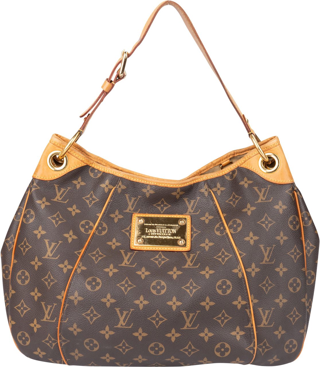 Louis Vuitton Louis Vuitton Canvas Monogram Galliera PM Handbag Bruin
