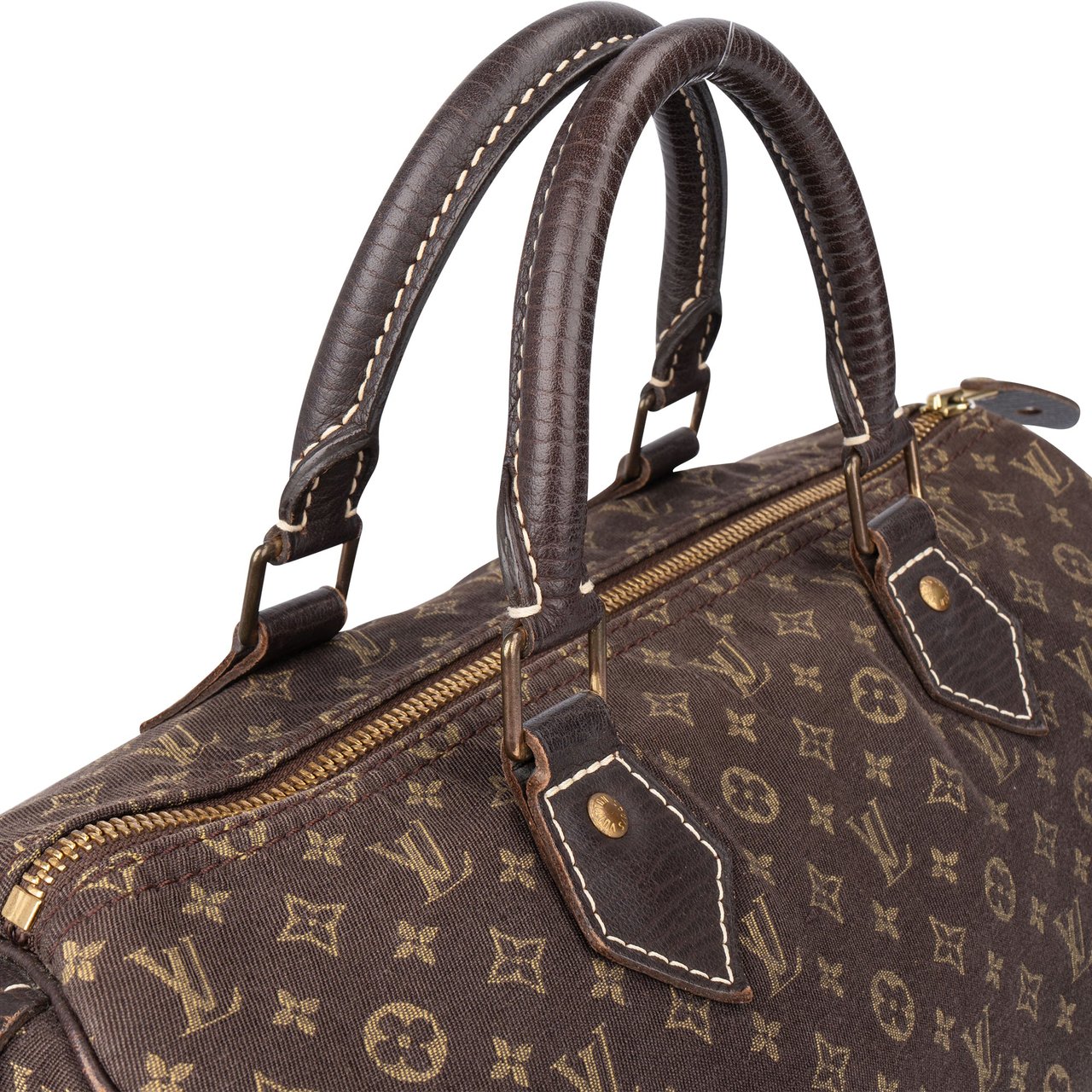 Louis Vuitton Louis Vuitton Mini Lin Monogram Speedy 30 Handbag Bruin