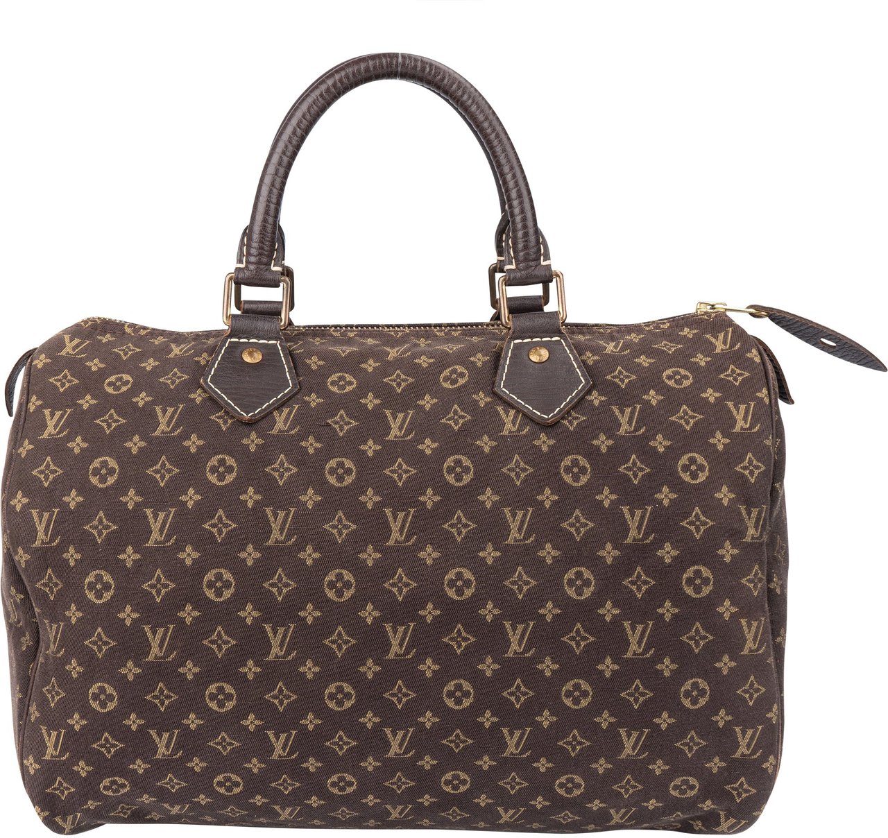 Louis Vuitton Louis Vuitton Mini Lin Monogram Speedy 30 Handbag Bruin