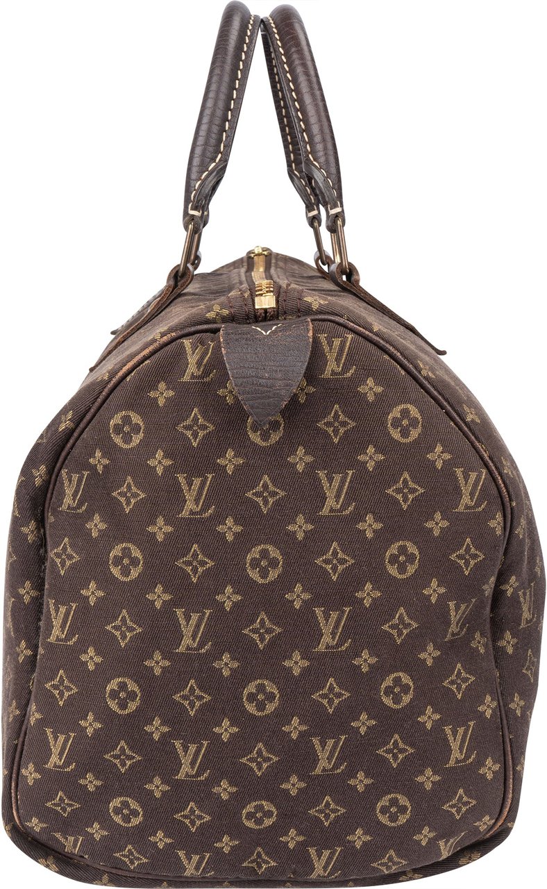 Louis Vuitton Louis Vuitton Mini Lin Monogram Speedy 30 Handbag Bruin