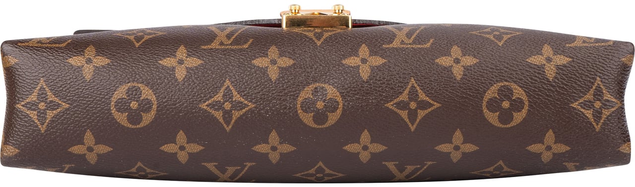 Louis Vuitton Louis Vuitton Canvas Monogram Pallas Chain Crossbody Bag Bruin