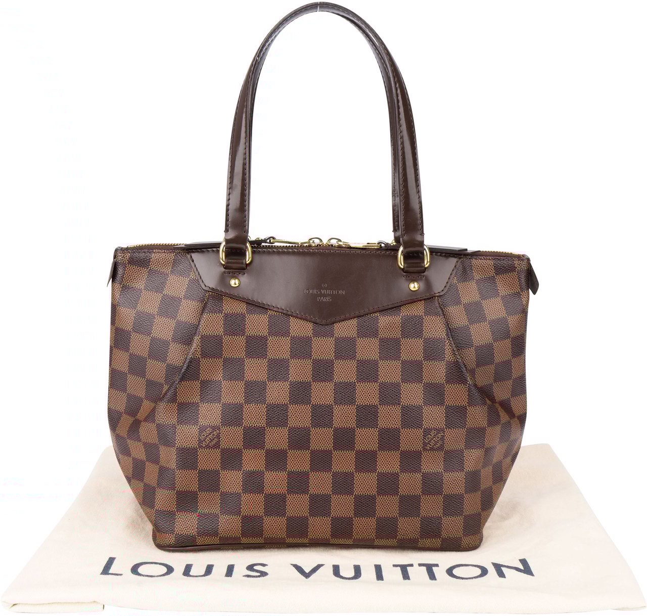 Louis Vuitton Louis Vuitton Damier Ebene Monogram Westminster Handbag Bruin