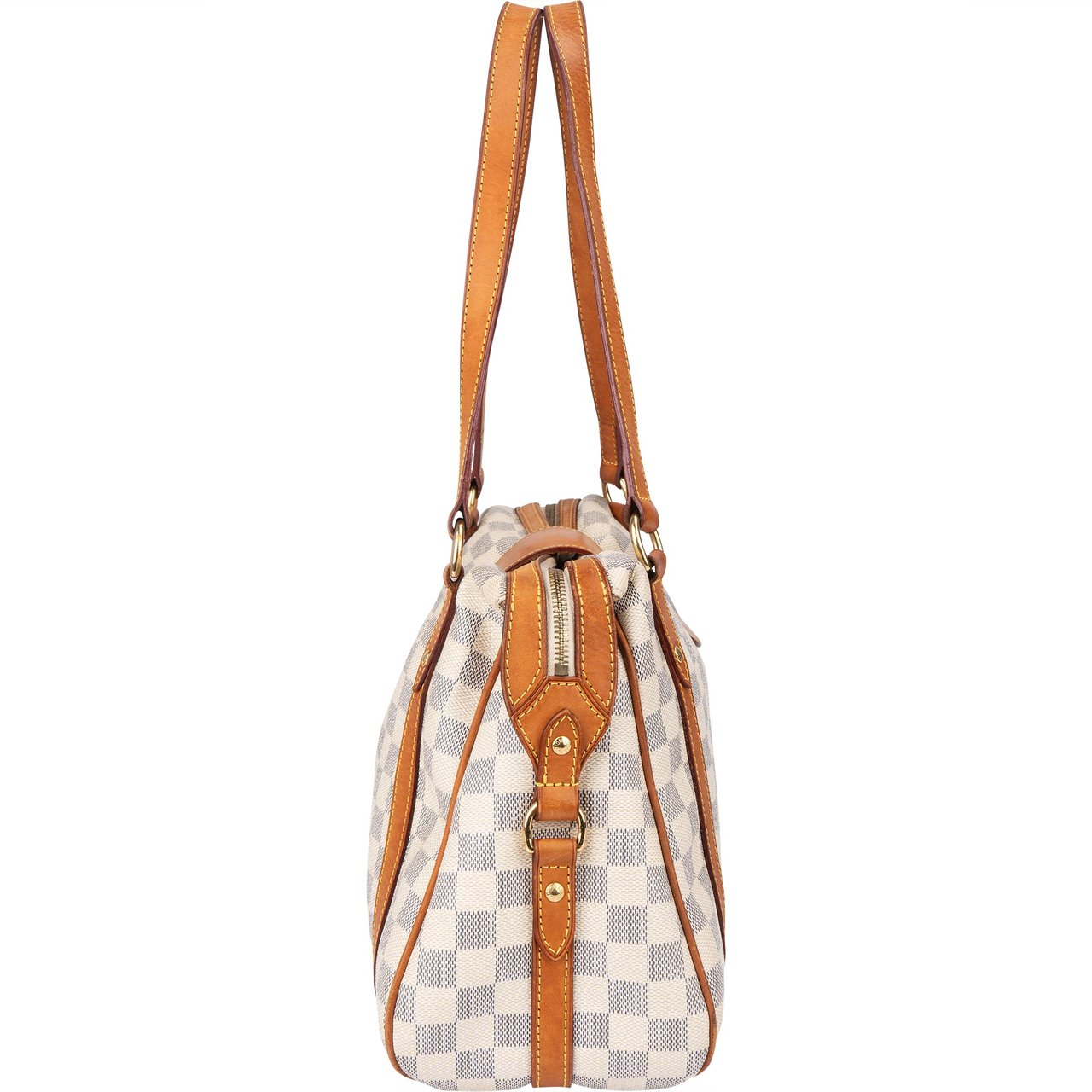 Louis Vuitton Louis Vuitton Damier Ebene Monogram Stresa PM Shoulder Bag Wit