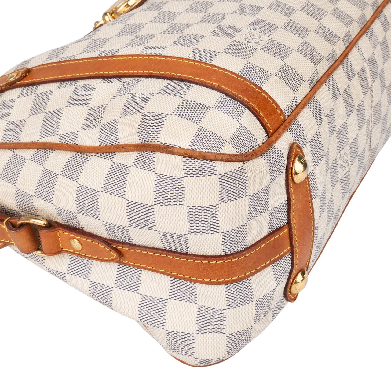 Louis Vuitton Damier Ebene Monogram Stresa PM Shoulder Bag Wit