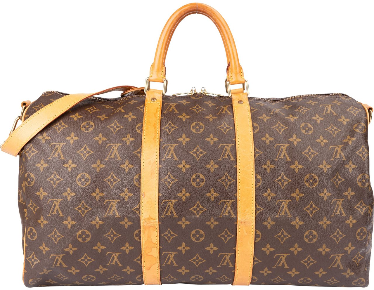 Louis Vuitton Louis Vuitton Canvas Monogram Keepall 50 Bandouliere Bruin