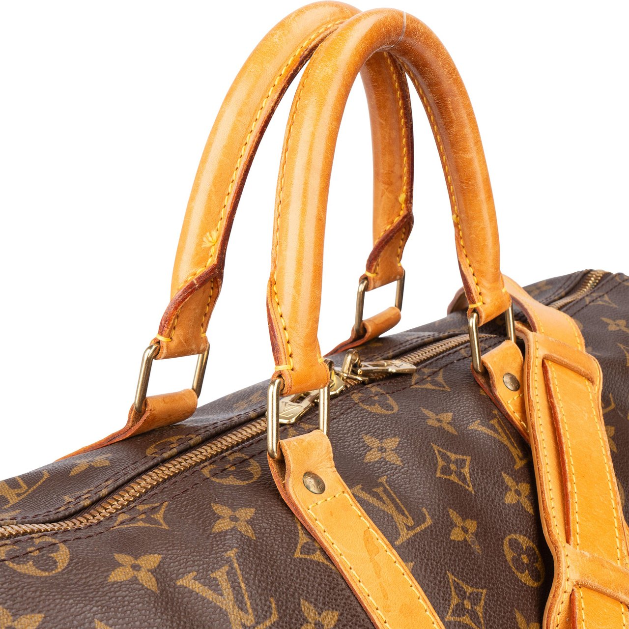 Louis Vuitton Louis Vuitton Canvas Monogram Keepall 50 Bandouliere Bruin