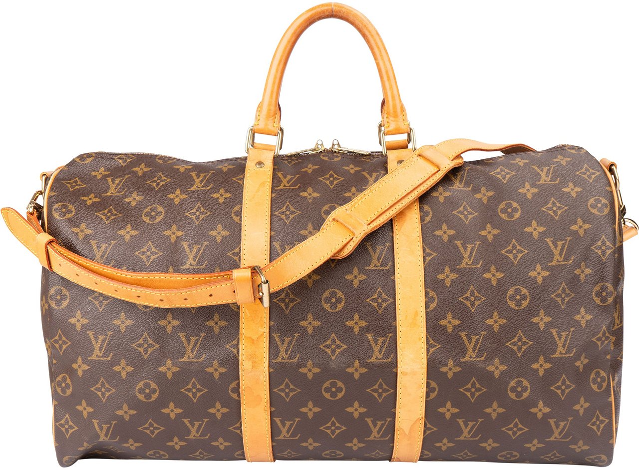 Louis Vuitton Louis Vuitton Canvas Monogram Keepall 50 Bandouliere Bruin