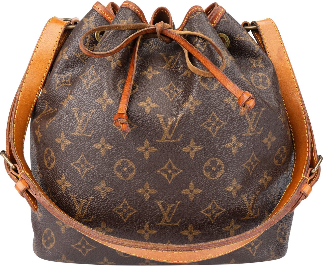 Louis Vuitton Louis Vuitton Canvas Monogram Sac Noe Petit Shoulder Bag Bruin