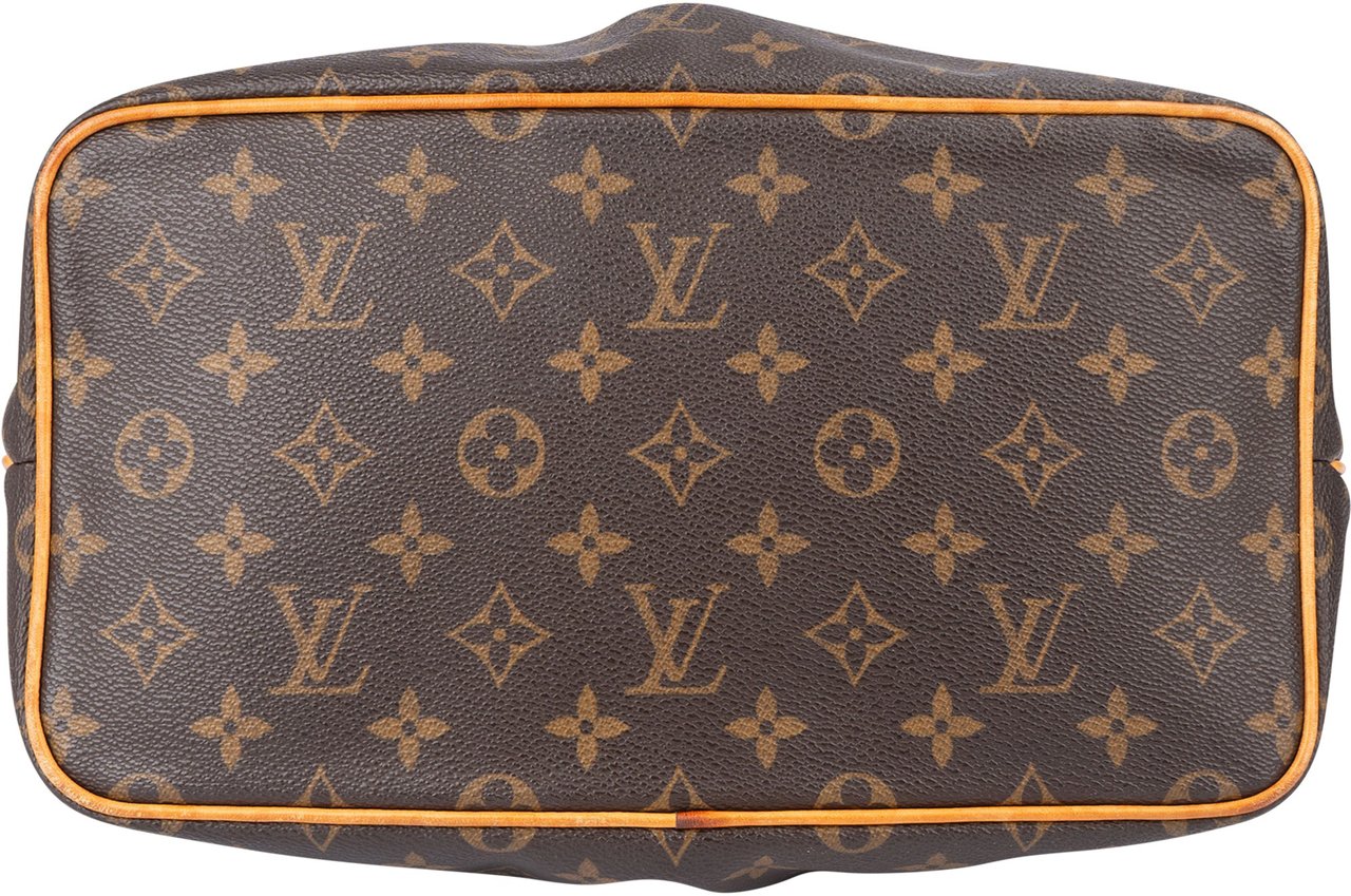 Louis Vuitton Louis Vuitton Canvas Monogram Palermo PM Handbag Bruin